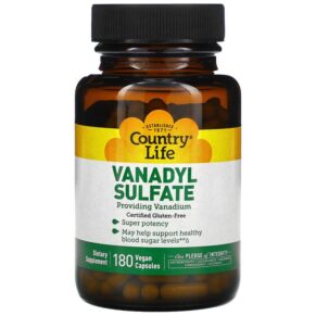 Thực phẩm chức năng Country Life Vanadyl Sulfate 180 Vegan Capsules 015794016991