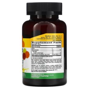Thực phẩm bổ sung Country Life Vegan D3 Gummies Lemon Strawberry & Orange Flavors 25 mcg (1.000 IU) 60 Gummies 015794058229