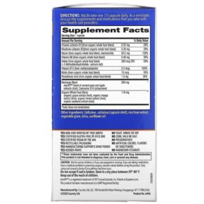 Thực phẩm bổ sung Country Life Whole Food B-Vitamin Cellular Recharge 30 Vegan Capsules 015794064466