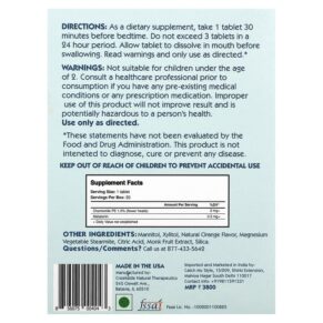 Thực phẩm bổ sung Creekside Natural Therapeutics Children's Sleep Orange Dream 30 EZ Melts 856075004043