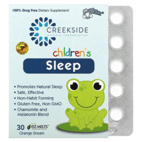 Thực phẩm chức năng Creekside Natural Therapeutics Children's Sleep Orange Dream 30 EZ Melts 856075004043