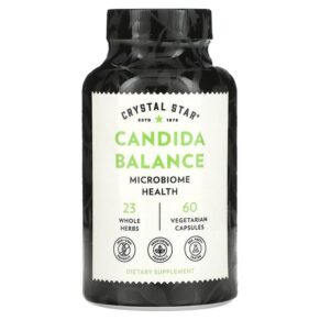Thực phẩm chức năng Crystal Star Candida Balance 60 Vegetarian Capsules 747889016509
