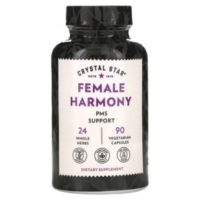 Thực phẩm chức năng Crystal Star Female Harmony PMS Support 90 Vegetarian Capsules 747889022906