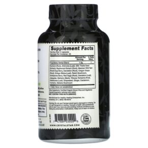 Thực phẩm bổ sung Crystal Star Liver Renew Detox and Restore 90 Vegetarian Capsules 747889030000