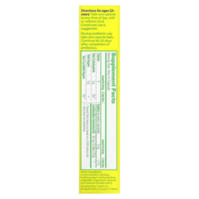 Thực phẩm bổ sung Culturelle Probiotics Health & Wellness 15 Billion CFUs 30 Once Daily Vegetarian Capsules 049100363745