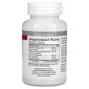 Thực phẩm bổ sung D'Adamo Personalized Nutrition Deflect Lectin Blocking Formula for Type O 120 Vegetarian Capsules 858394000478