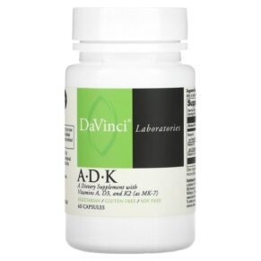 Thực phẩm chức năng DaVinci Laboratories of Vermont A-D-K 60 Capsules 026664001023