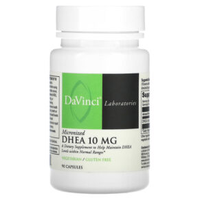 Thực phẩm chức năng DaVinci Laboratories of Vermont Micronized DHEA 10 mg 90 Capsules 026664249395