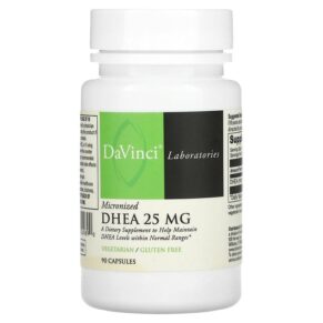 Thực phẩm chức năng DaVinci Laboratories of Vermont Micronized DHEA 25 mg 90 Capsules 026664249890