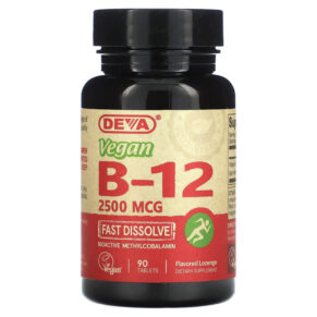Thực phẩm chức năng Deva Vegan B12 Fast-Dissolve 2.500 mcg 90 Tablets 895634000430