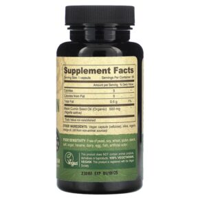 Thực phẩm bổ sung Deva Vegan Black Cumin Seed Oil 90 Vegan Caps 895634000447