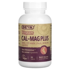 Thực phẩm chức năng Deva Vegan Cal-Mag Plus 90 Tablets 895634000034