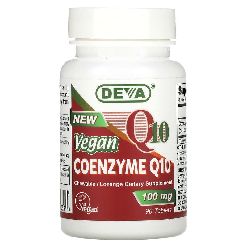Deva Vegan Coenzyme Q10 100 mg 90 Tablets 8 Thực phẩm chức năng Deva Vegan Coenzyme Q10 100 mg 90 Tablets 895634000539