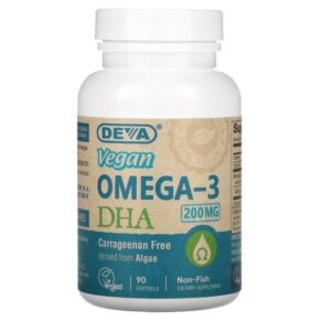 Thực phẩm chức năng Deva Vegan Omega-3 DHA 200 mg 90 Softgels 895634000232