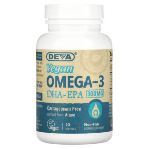 Thực phẩm chức năng Deva Vegan Omega-3 DHA-EPA 300 mg 90 Softgels 895634000409