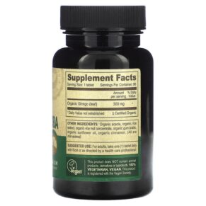 Thực phẩm bổ sung Deva Vegan Organic Ginkgo Biloba 90 Tablets 895634000140