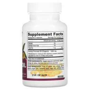 Thực phẩm bổ sung Deva Vegan Premium Evening Primrose Oil 90 Vegan Caps 895634000249