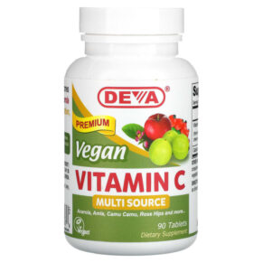 Thực phẩm chức năng Deva Vegan Vitamin C Multi Source 90 Tablets 895634000676