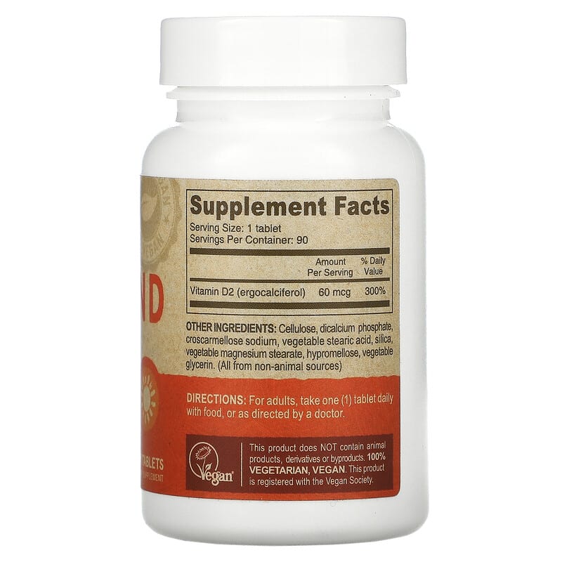 Deva Vegan Vitamin D D2 60 mcg (2.400 IU) 90 Tablets 2 Thực phẩm bổ sung Deva Vegan Vitamin D D2 60 mcg (2.400 IU) 90 Tablets 895634000331