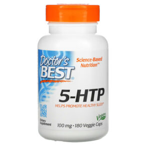 Thực phẩm chức năng Doctor's Best 5-HTP 100 mg 180 Veggie Caps 753950003125