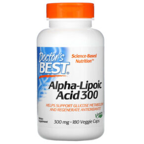 Thực phẩm chức năng Doctor's Best Alpha-Lipoic Acid 300 300 mg 180 Veggie Caps 753950002777