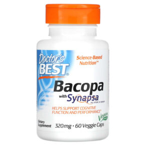 Thực phẩm chức năng Doctor's Best Bacopa with Synapsa 320 mg 60 Veggie Caps 753950004542