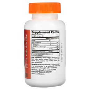 Thực phẩm bổ sung Doctor's Best CoQ10 Gummies Mango Madness 100 mg 60 Gummies 753950005266