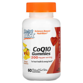 Thực phẩm chức năng Doctor's Best CoQ10 Gummies Mango Madness 100 mg 60 Gummies 753950005266