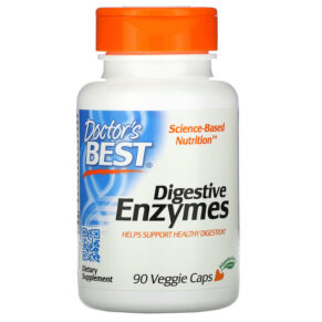Thực phẩm chức năng Doctor's Best Digestive Enzymes 90 Veggie Caps 753950000476
