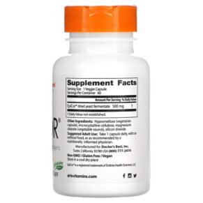 Thực phẩm bổ sung Doctor's Best EpiCor 500 mg 60 Veggie Caps 753950001770