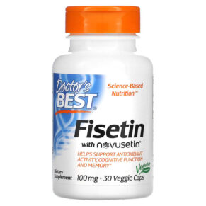 Thực phẩm chức năng Doctor's Best Fisetin with Novusetin 100 mg 30 Veggie Caps 753950002272