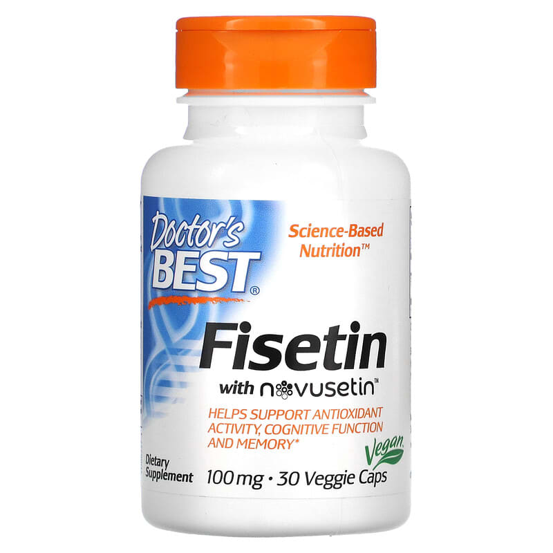 Doctor's Best Fisetin with Novusetin 100 mg 30 Veggie Caps 8 Thực phẩm chức năng Doctor's Best Fisetin with Novusetin 100 mg 30 Veggie Caps 753950002272
