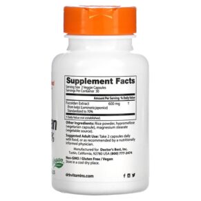 Thực phẩm bổ sung Doctor's Best Fucoidan 70% 300 mg 60 Veggie Caps 753950001657