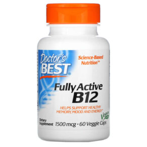 Thực phẩm chức năng Doctor's Best Fully Active B12 1.500 mcg 60 Veggie Caps 753950002869