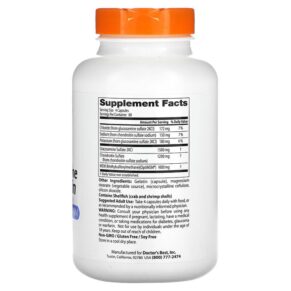 Thực phẩm bổ sung Doctor's Best Glucosamine Chondroitin MSM with OptiMSM 240 Capsules 753950000810