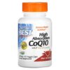 Thực phẩm chức năng Doctor's Best High Absorption CoQ10 with BioPerine 100 mg 60 Veggie Caps 753950000698