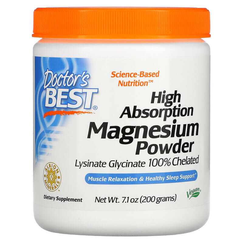 Doctor's Best High Absorption Magnesium Powder 7.1 oz (200 g) 8 Thực phẩm chức năng Doctor's Best High Absorption Magnesium Powder 7.1 oz (200 g) 753950004085