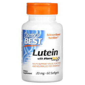 Thực phẩm chức năng Doctor's Best Lutein with FloraGlo Lutein 20 mg 60 Softgels 753950001923