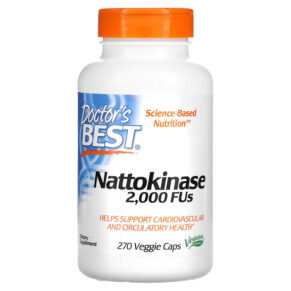 Thực phẩm chức năng Doctor's Best Nattokinase 2.000 FUs 270 Veggie Caps 753950002531