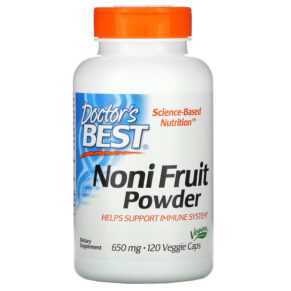 Thực phẩm chức năng Doctor's Best Noni Fruit Powder 650 mg 120 Veggie Caps 753950000964
