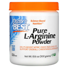 Thực phẩm chức năng Doctor's Best Pure L-Arginine Powder 10.6 oz (300 g) 753950003743
