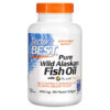 Thực phẩm chức năng Doctor's Best Pure Wild Alaskan Fish Oil with AlaskOmega 1.000 mg 180 Marine Softgels 753950004177