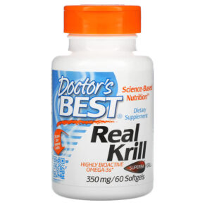Thực phẩm chức năng Doctor's Best Real Krill 350 mg 60 Softgel 753950002241