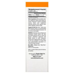 Thực phẩm bổ sung Doctor's Best SAMe (Disulfate Tosylate) 200 mg 60 Enteric Coated Tablets 753950002067