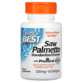 Thực phẩm chức năng Doctor's Best Saw Palmetto with Prosterol Standardized Extract 320 mg 60 Softgels 753950000827