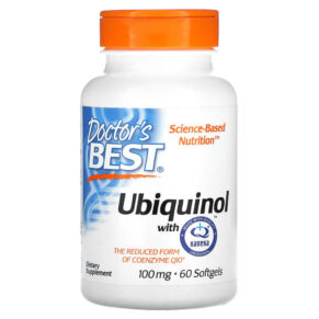 Thực phẩm chức năng Doctor's Best Ubiquinol with Kaneka Q+ 100 mg 60 Softgels 753950002050