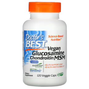 Thực phẩm chức năng Doctor's Best Vegan Glucosamine Chondroitin MSM 120 Veggie Caps 753950005006