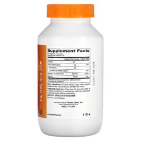 Thực phẩm bổ sung Doctor's Best Vitamin C Gummies Orange Bliss 125 mg 120 Gummies 753950005105