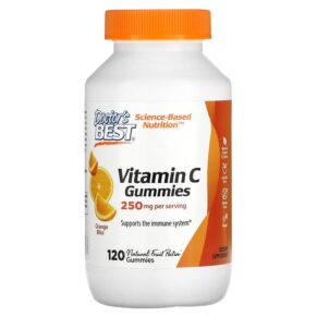 Thực phẩm chức năng Doctor's Best Vitamin C Gummies Orange Bliss 125 mg 120 Gummies 753950005105