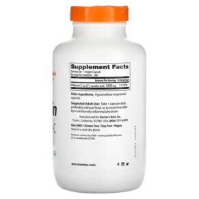 Thực phẩm bổ sung Doctor's Best Vitamin C with Q-C 1.000 mg 360 Veggie Caps 753950003279